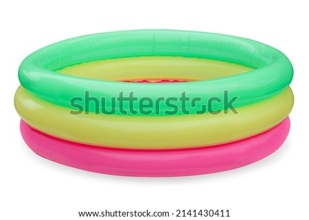 Similar – Image, Stock Photo Paddling pool in the backyard