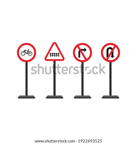 image Traffic signs, used to provide road conditions for road users.