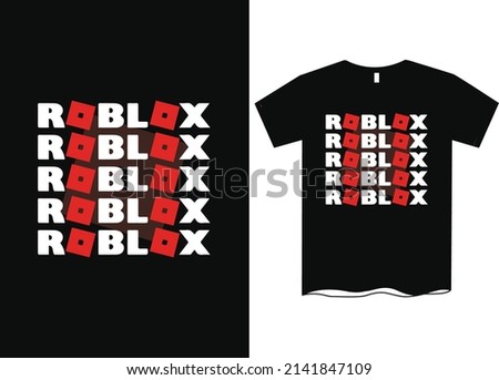 Roblox player T-Shirt Design, Roblox t-shirts