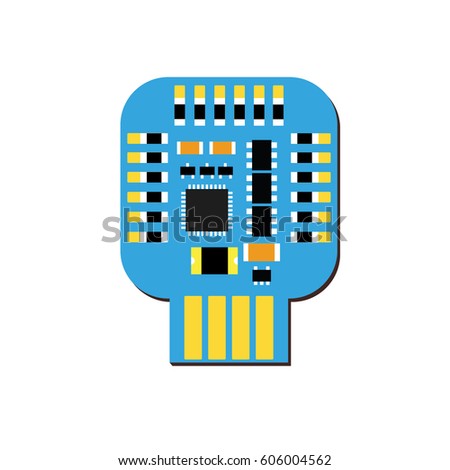 DIY electronic usb board with a microcontroller