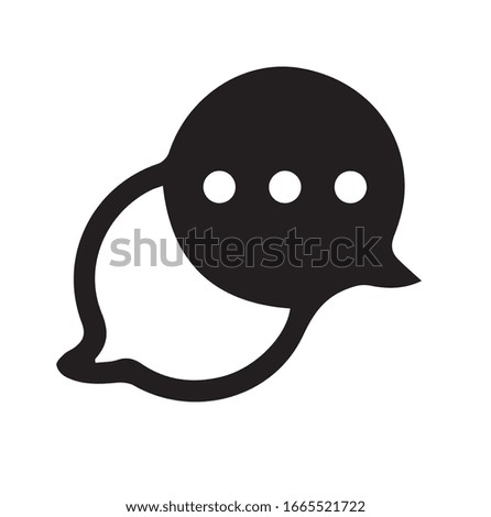 chat, message, mails vector icon, Chat Bubble Line Icon. Exclusive message mail vector set. Perfect mail,chat and message vector. Round icon. Website and mobil aps. White background.