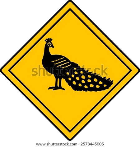 Similar – Image, Stock Photo Bird on road sign in front of Elbe river bank landscape