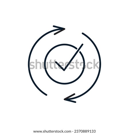 The concept of convenient payment, replacement, control. Vector icon isolated on white background.