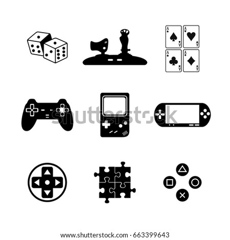 Game icon. Vector illustration. EPS10