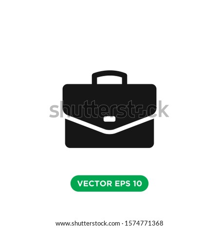 briefcase vector icon design template