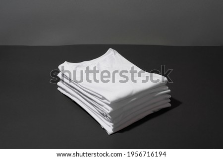 Image, Stock Photo Shirt Pile T-shirts Shirts