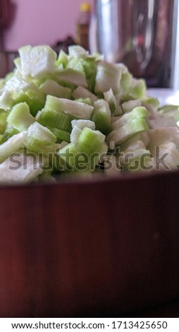 Veggies chopped and seems like a Veg salad Stock fotó © 