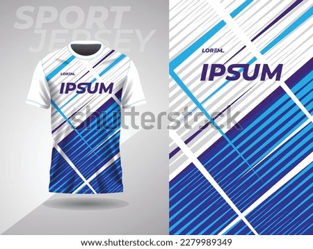 blue abstract sports jersey football soccer racing gaming motocross cycling running 