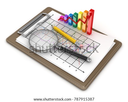 Business Finans Concept , This is a 3d rendered computer generated image. Isolated on white. Imagine de stoc © 