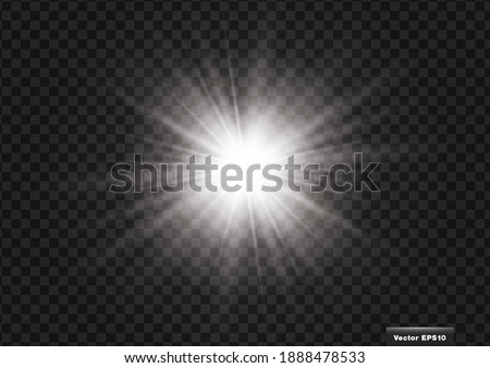 Similar – Image, Stock Photo Surprise. A beam of light from the top of the house into the blue sky.