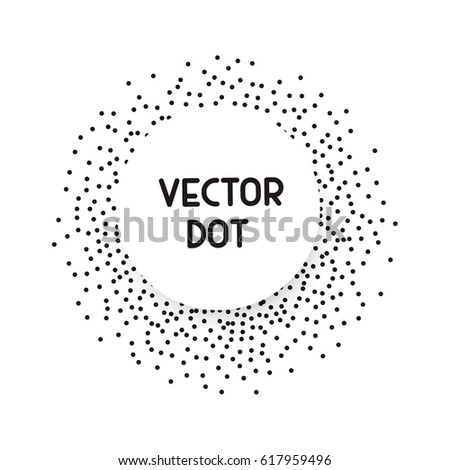 Abstract Halftone Backgrounds. Vector Dotwork Illustration.