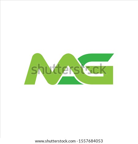 MAG Letter Logo Design With Grean.