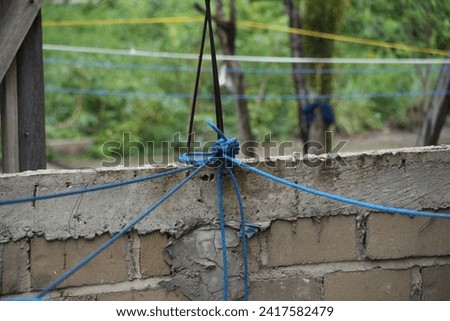 Similar – Foto Bild wäscheleine Mauer Wand