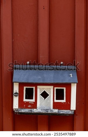 Similar – Image, Stock Photo Birdhouses on a facade