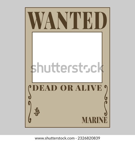 Westerm wanted poster template vector illustration design editable and resizable
