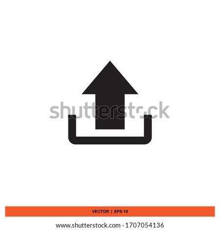 upload icon design vector illustration 