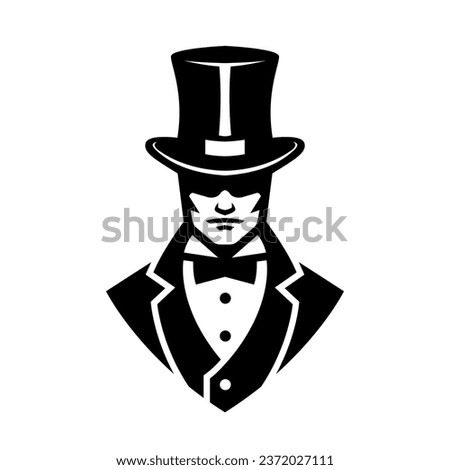 Logo of a gentleman in a bowler hat.