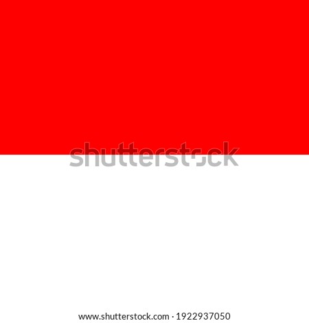 White and red background. The plain colour.