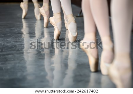 Similar – Image, Stock Photo Graceful woman dancing near wall in street