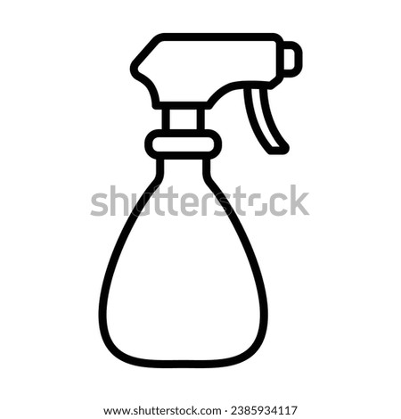 Cleaning spray bottle icon vector on trendy design