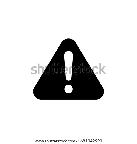 Exclamation Mark icon vector. Caution, attention sign symbol