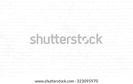 White brick wall background abstract style.