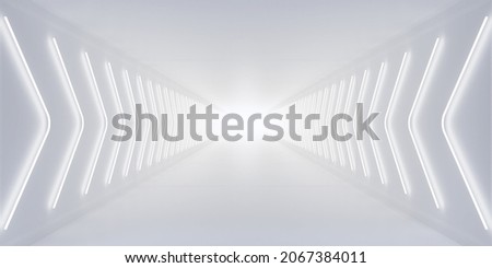 Similar – Image, Stock Photo Tunnel lights 3