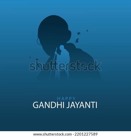 happy Gandhi Jayanti vector illustration design ストックフォト © 