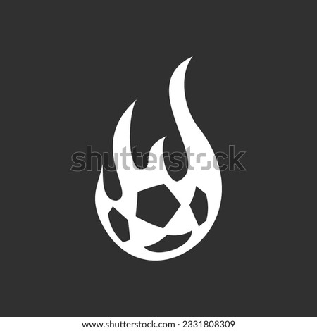 Soccer Ball Icon. Soccer club Symbol. Football badge logo, soccer ball team game club elements, Vector Logo Illustration Fit to championship or team