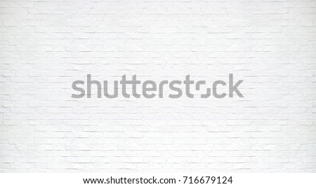 Modern white brick wall texture for background Foto d'archivio © 