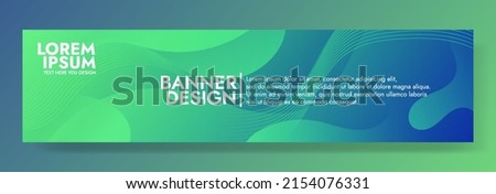 Abstract Colorful liquid background. Modern background design. gradient color. Green Dynamic Waves. Fluid shapes composition. Fit for website, banners, wallpapers, brochure, posters ストックフォト © 