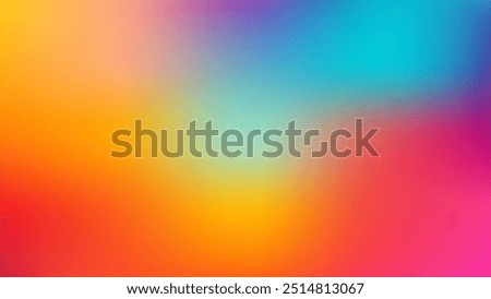 Cheerful and bright gradient background with a blend of orange, yellow, and pink. Ideal for summer or travel themes.