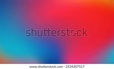 A blurred background image featuring a gradient of red, blue, and purple hues. The colors transition smoothly from left to right, creating a soft and dreamy effect.