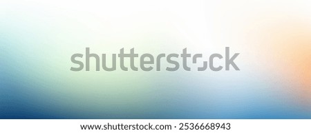 A digital image displaying a smooth, abstract gradient background. The colors transition from a light blue at the bottom, to a light green in the center, 