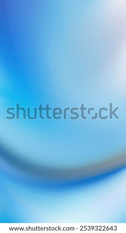 A soft, abstract background featuring a gradient of blue hues transitioning from light to dark, with a subtle curve at the bottom.