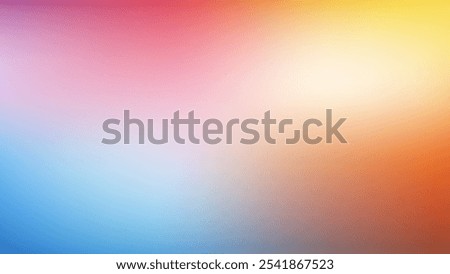 A smooth, abstract background featuring a gradient of colors, transitioning from blue at the bottom to pink in the upper left,