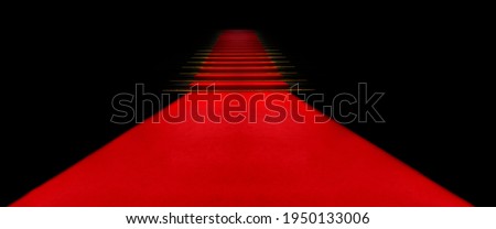 Similar – Image, Stock Photo red carpet Stairs Red Gray