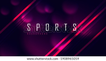 Dynamic sport background with clouds of dust and bright straight diagonal lines, presentation wallpaper, web banner