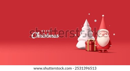 Similar – Image, Stock Photo Christmas toys in red colors for decorating a festive Christmas tree. the idea for the interior of the living room in the house. jewelry close-up