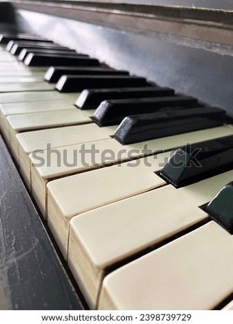 Similar – Image, Stock Photo Piano Keys Dusty Beautiful