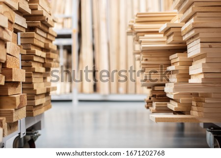 Similar – Image, Stock Photo Wood pile with sawed tree trunks after forestry work in Oerlinghausen near Bielefeld in the Teutoburg Forest in East Westphalia-Lippe