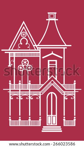 gothic house icon