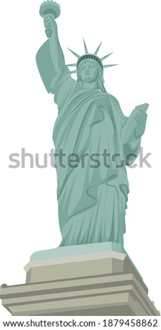 The Statue of Liberty is a giant statue located on Liberty Island, at the mouth of the Hudson River in New York Harbor, United States. This statue was gifted by France to the United States in the late