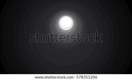 Light at the end of tunnel vector background