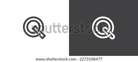 Initial Q Letter Logo Design Vector Template.