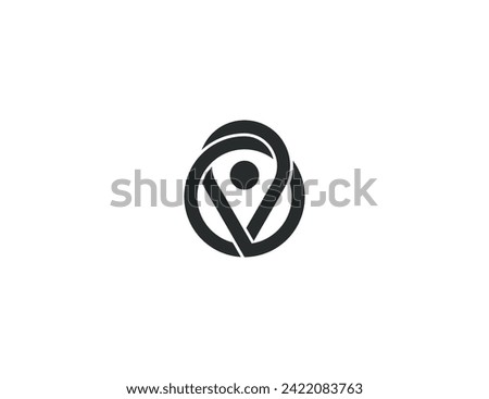 initial Letter O Pin Location Logo Concept sign icon symbol Design Element . Pinpoint Logotype. Vector illustration template