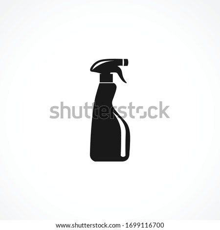 wiping sprayer tool icon. isolated vector element