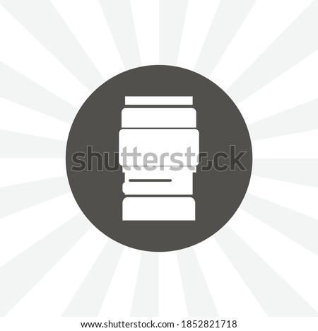 camera lens isolated solid vector icon