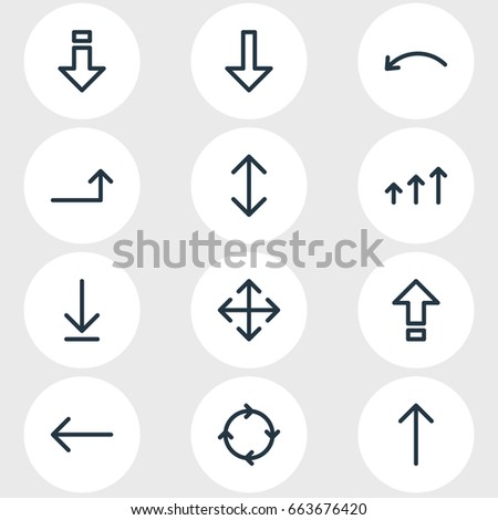 Vector Illustration Of 12 Sign Icons. Editable Pack Of Increase, Undo, Loading And Other Elements.