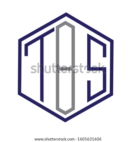 tbs letter logo desing template vector